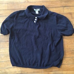 vintage black eddie bauer short sleeve top